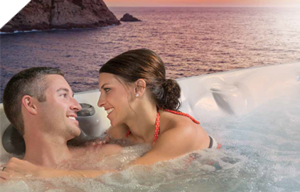 Sleek ergonomic design is visually apparent on all Master Spas Hot Tubs